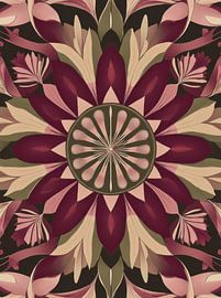 Fleurs géométriques 12 sur Kunstkabinet