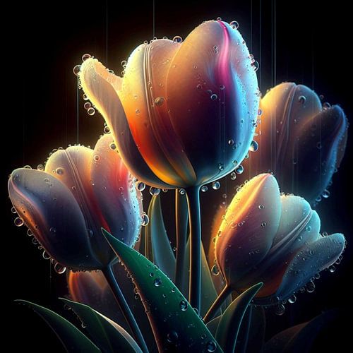 Tulpen surrealistisch