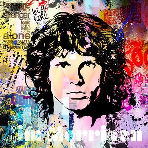 Jim Morrison van Rene Ladenius Digital Art