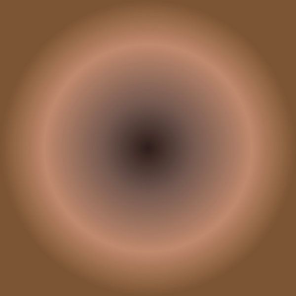 Abstract kleurverloop in warme vintage kleur II van Dina Dankers