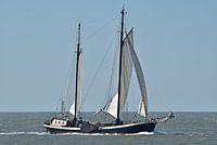 Het bruine vloot schip Poseidon