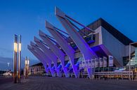 Evenementencentrum ÖVB-Arena of Stadthalle tijdens avondschemering van Torsten Krüger thumbnail