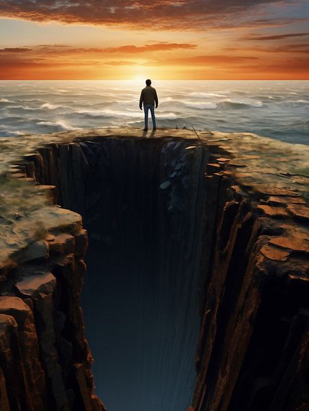 Küste am Pazifik von fernlichtsicht