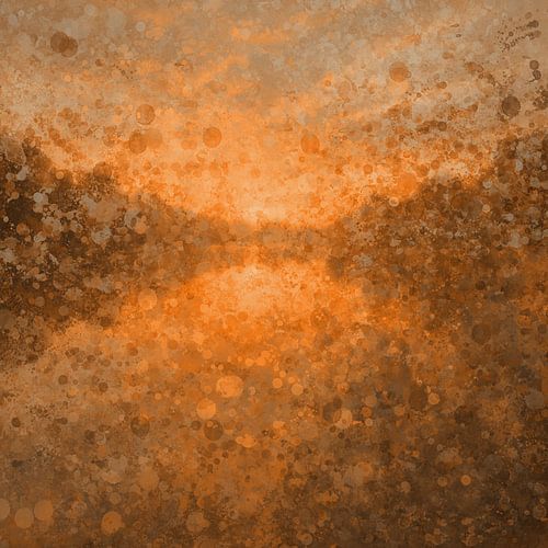 Abstracte zonsondergang in herfstkleuren