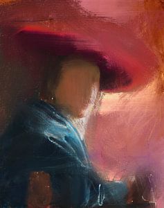 La fille au chapeau rouge | Johannes Vermeer sur MadameRuiz