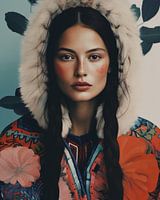 Colourful portrait "Nomad"