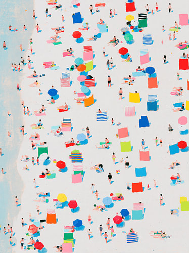 Beach life – A colourful summer’s day by the sea