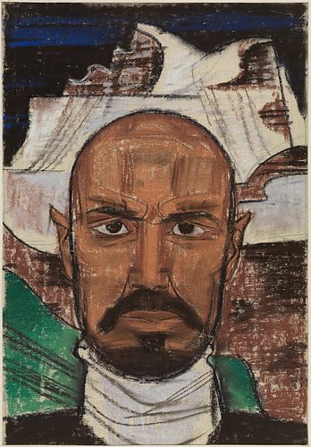 August Babberger - Zelfportret met Scheerhorn