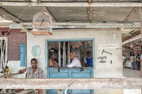 Schoenmaker in Paramaribo, Suriname