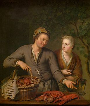 Fischhändler, Willem Van Mieris