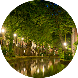 Utrecht Oudegracht: Sterrenbrug bij Cafe de Poort