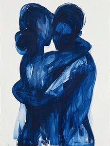 Zuneigung in Blau