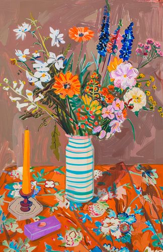 Vrolijk bloemboeket zomer 1