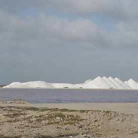 salt mountains on Bonaire by Jeroen Franssen