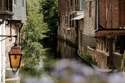Pont-Audemer in Frankrijk, het Venetië van Normandië
