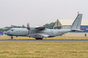 Abflug CASA C295M der spanischen Luftwaffe.