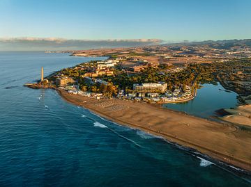 Vuurtoren van Maspalomas op Gran Canaria van Markus Lange