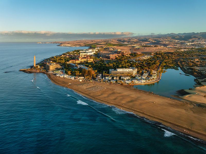 Leuchtturm Faro de Maspalomas auf Gran Canaria von Markus Lange