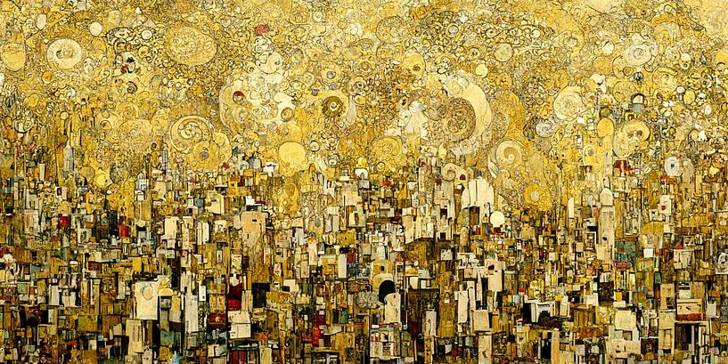 Goldene Stadt von True Nature Art