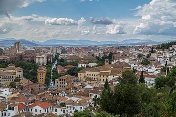 Granada, city with lots of historic buildings in Andalusia, southern Spain by Marjolein Zijlstra