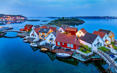 Gjeving in the evening, southern Norway