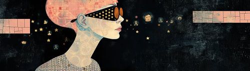 Portrait moderne de la femme