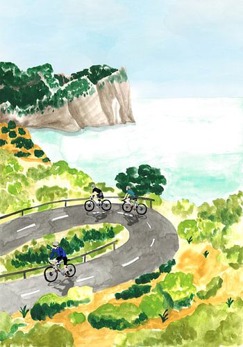 Fietsavontuur langs de kust