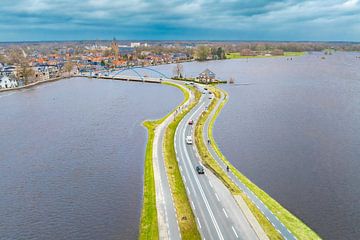 Vecht hoogwater bij Dalfsen van Sjoerd van der Wal Fotografie