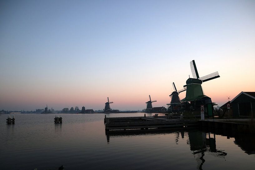 Mühlen Zaanse-Rampe von Jan Albada