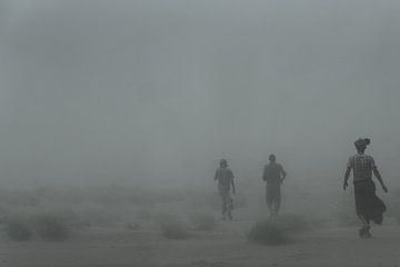 Attaqué par une tempête de sable dans le désert | Ethiopie sur Photolovers reisfotografie