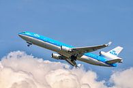 KLM McDonnell Douglas MD-11-Flugzeug am Himmel von Sjoerd van der Wal Fotografie Miniaturansicht