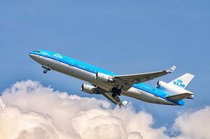 KLM McDonnell Douglas MD-11-Flugzeug am Himmel
