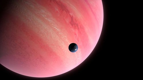 Bewoonbare maan bij een gasplaneet