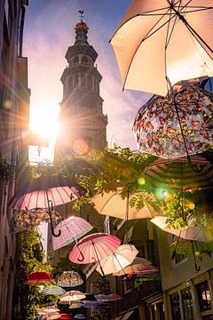 Umbrella (Lange Jan Middelburg) van Thom Brouwer
