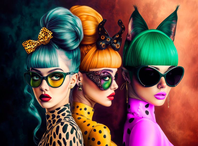 Trendige Frauen von Carla van Zomeren