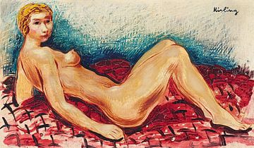 Moïse Kisling - Liggend vrouwelijk naakt (1929) van Peter Balan