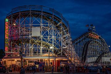Achtbaan Cyclone in Coney Island, New York