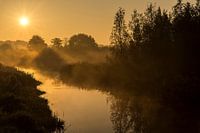 Sonnenaufgang mit Nebel