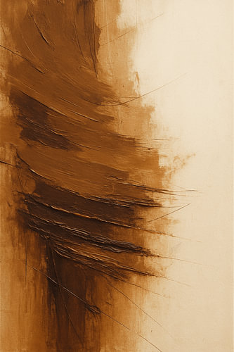 Espresso Strata – moderne Wandkunst