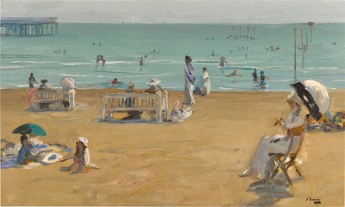 John Lavery, Het baduur, Lido, Venetië, 1912