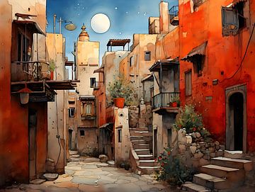 Marokko in Sketch van PixelPrestige