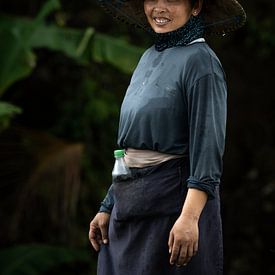 Portret van een Balinese vrouw van Anouschka Hendriks
