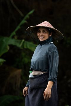 Portret van een Balinese vrouw