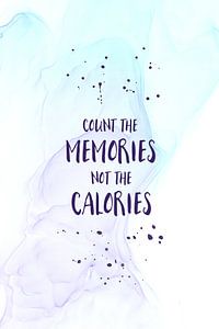 COUNT THE MEMORIES | floating colors von Melanie Viola