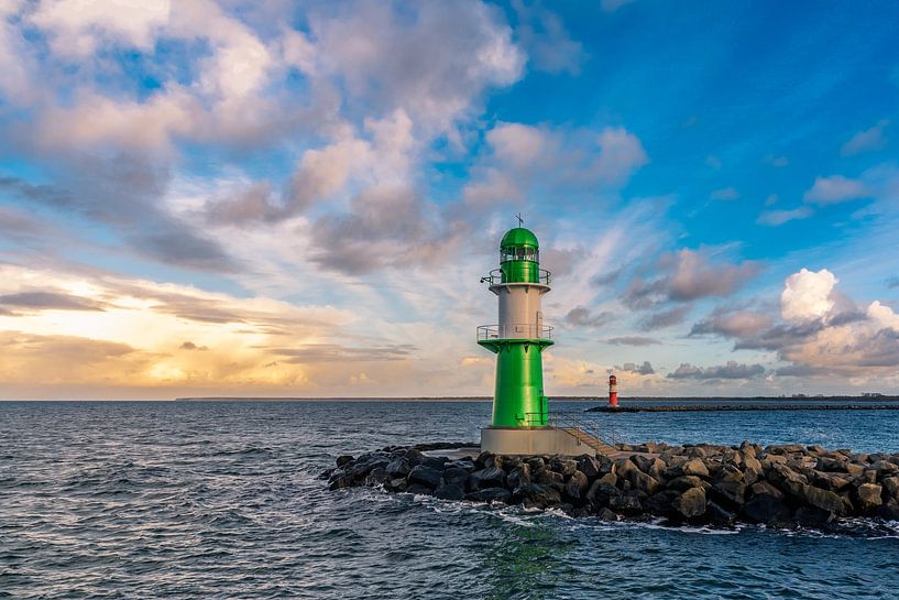 Lighthouses Warnemünde/Rostock (Germany) by Marco de Jong
