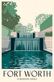 Fort Worth, Texas von Poster Art Shop