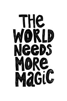 More Magic Black-and-white illustration handwritten