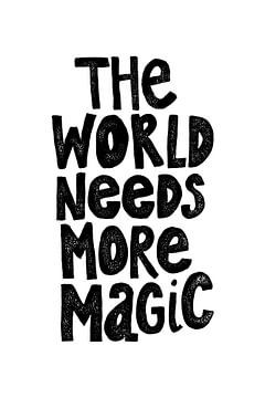 More Magic Black-and-white illustration handwritten by HelloHappylife