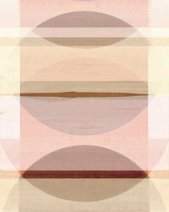 Abstrakte Bauhaus Formen Geometrie Warme Farben