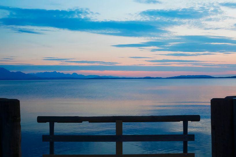 Abend am See von Thomas Jäger